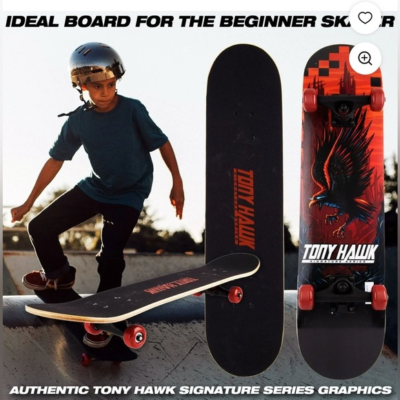 Tony Hawk 31” inch Popsicle skateboard Video game design  
T.HAWK 31” NEW - Picture 8 of 8